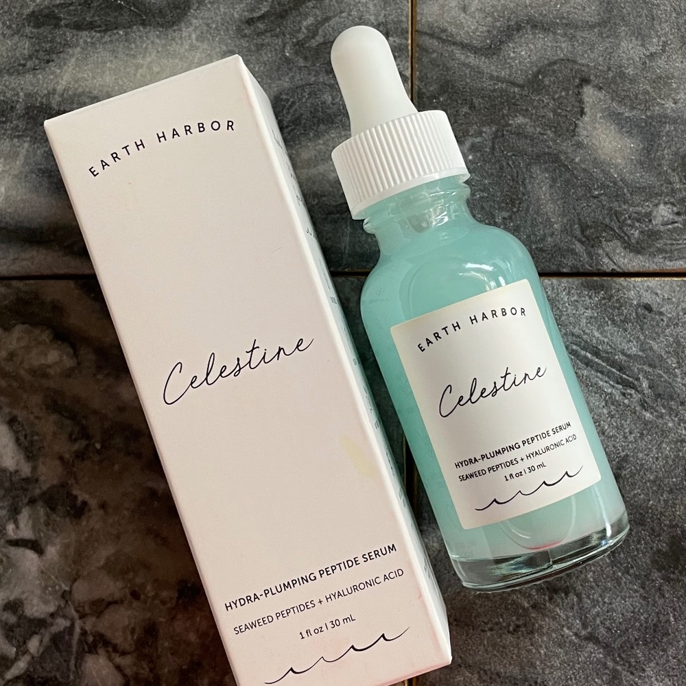 NEW in box Earth Harbor CELESTINE Hydra-Plumping Peptide Serum Skincare